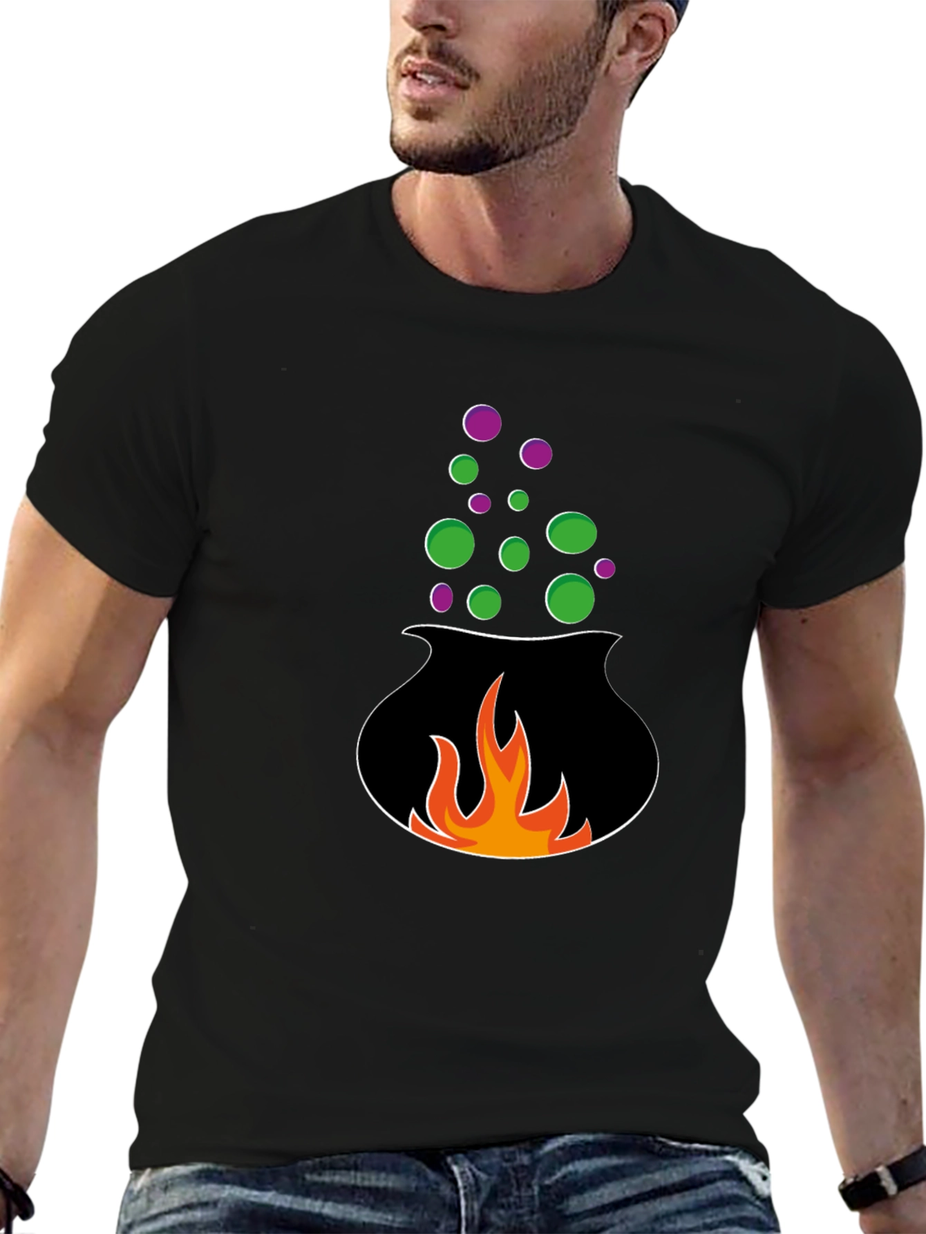 Halloween Cauldron Graphic Tee
