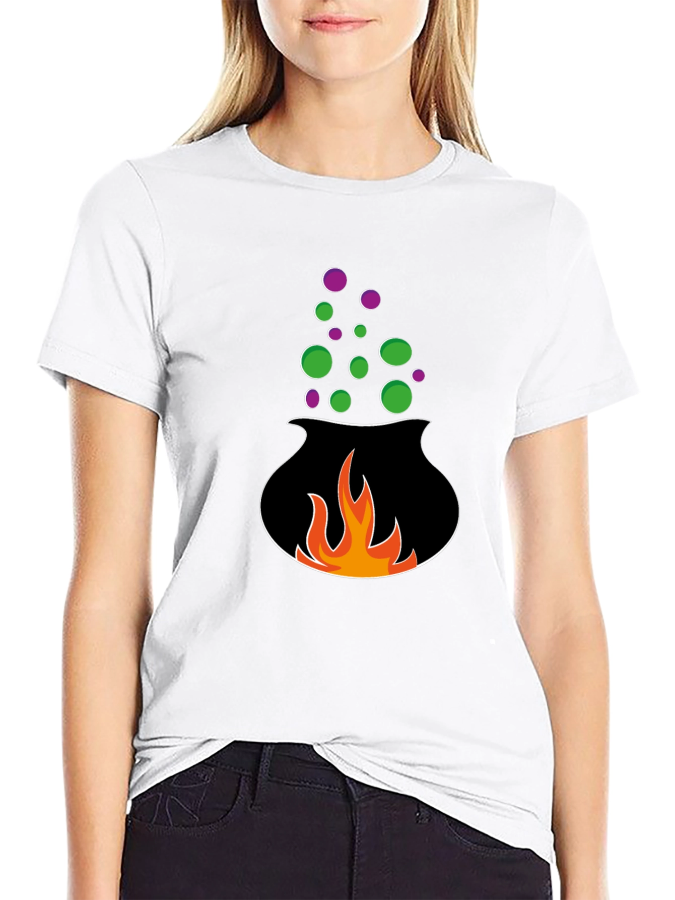 Halloween Cauldron Graphic Tee