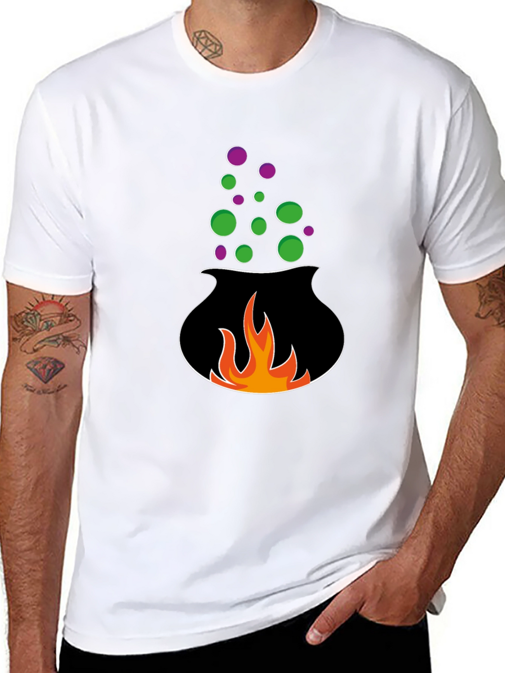 Halloween Cauldron Graphic Tee