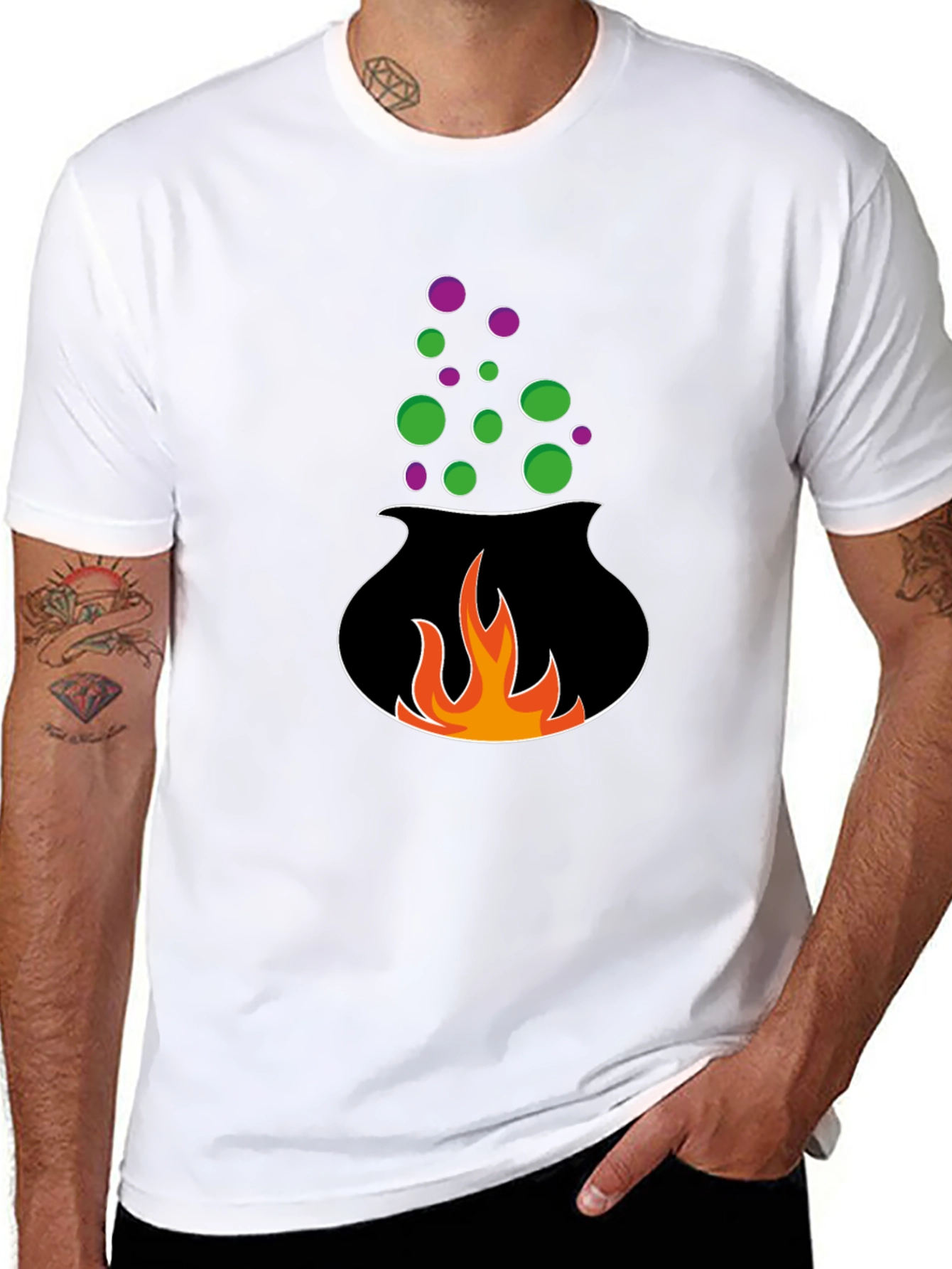 Halloween Cauldron Graphic Tee