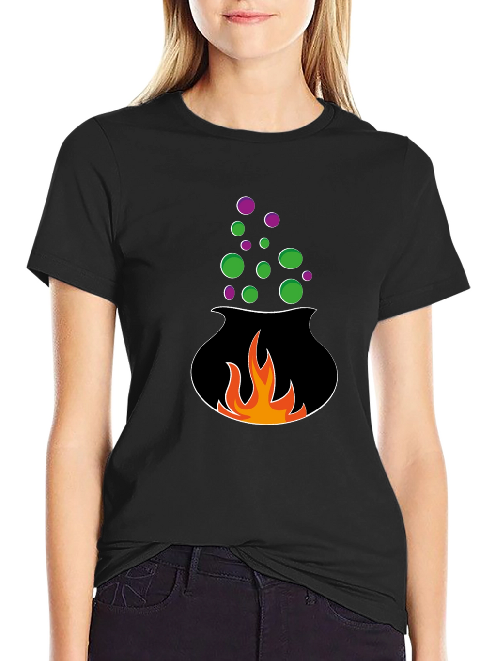 Halloween Cauldron Graphic Tee