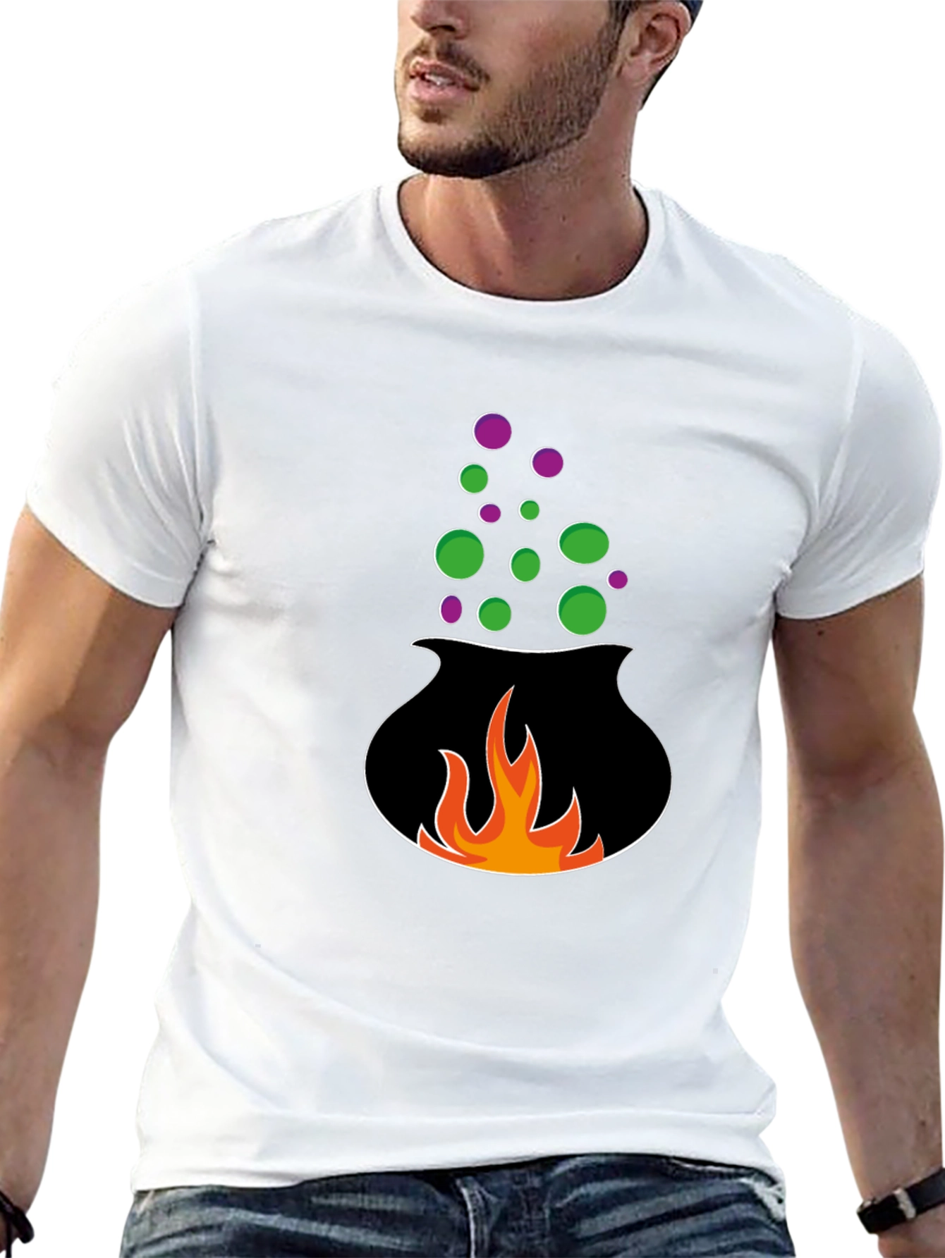 Halloween Cauldron Graphic Tee