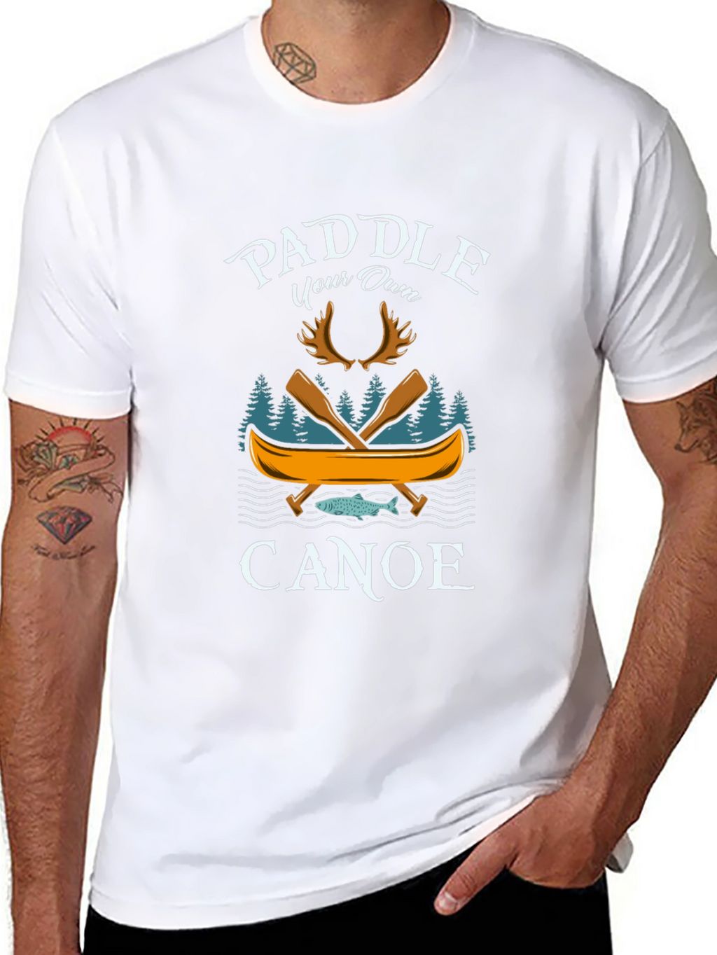 Paddle Your Own Canoe Graphic T-Shirt