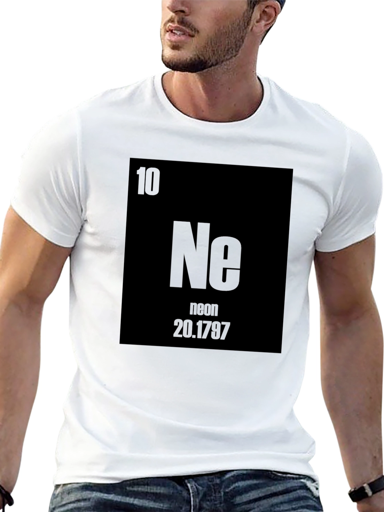 Neon Element T-Shirt - Science Tee for Chemistry Lovers
