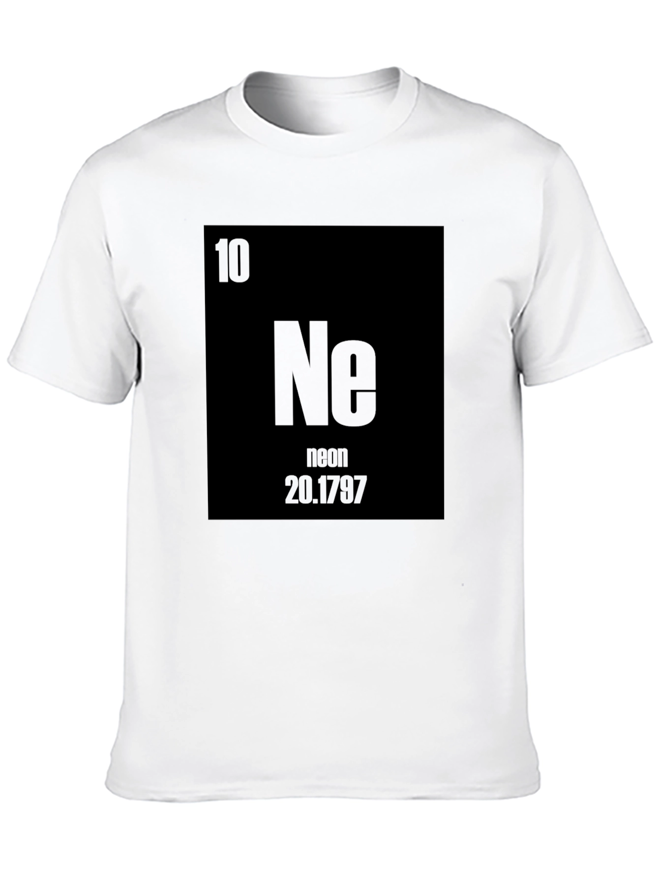 Neon Element T-Shirt - Science Tee for Chemistry Lovers