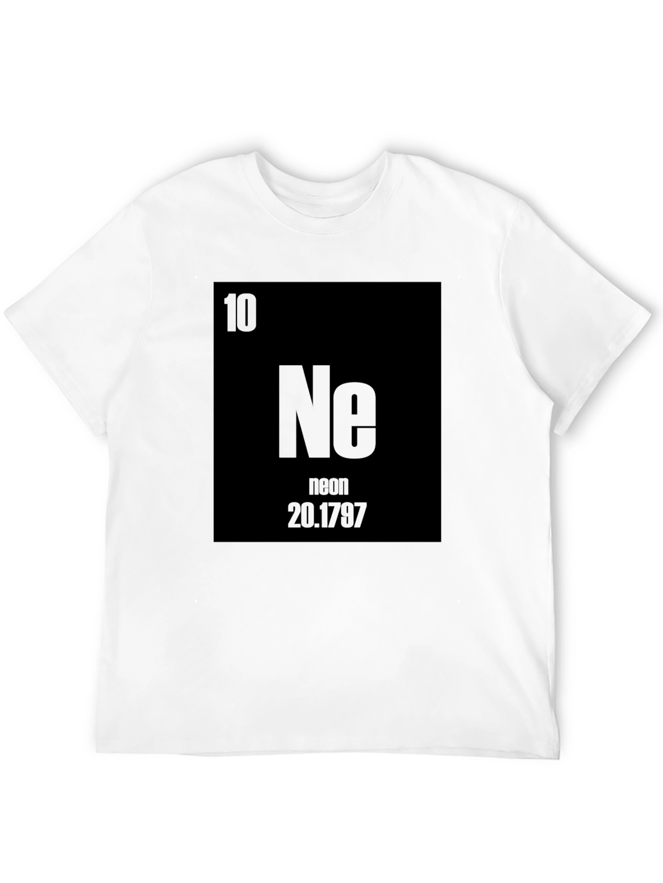 Neon Element T-Shirt - Science Tee for Chemistry Lovers