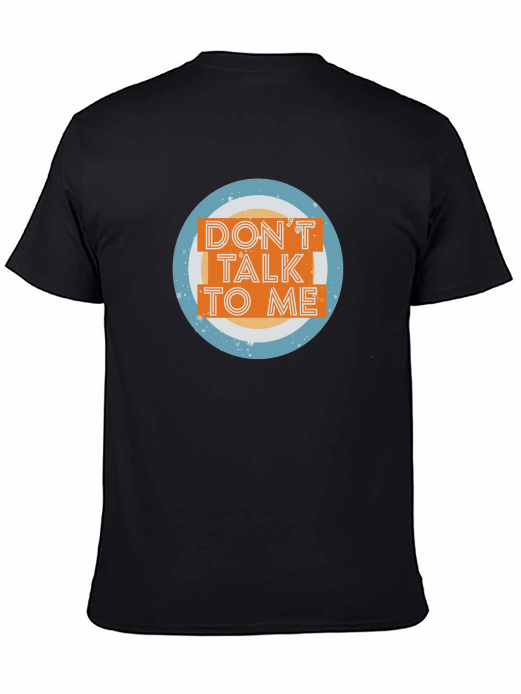 Dont Talk To Me Graphic Tee - Black