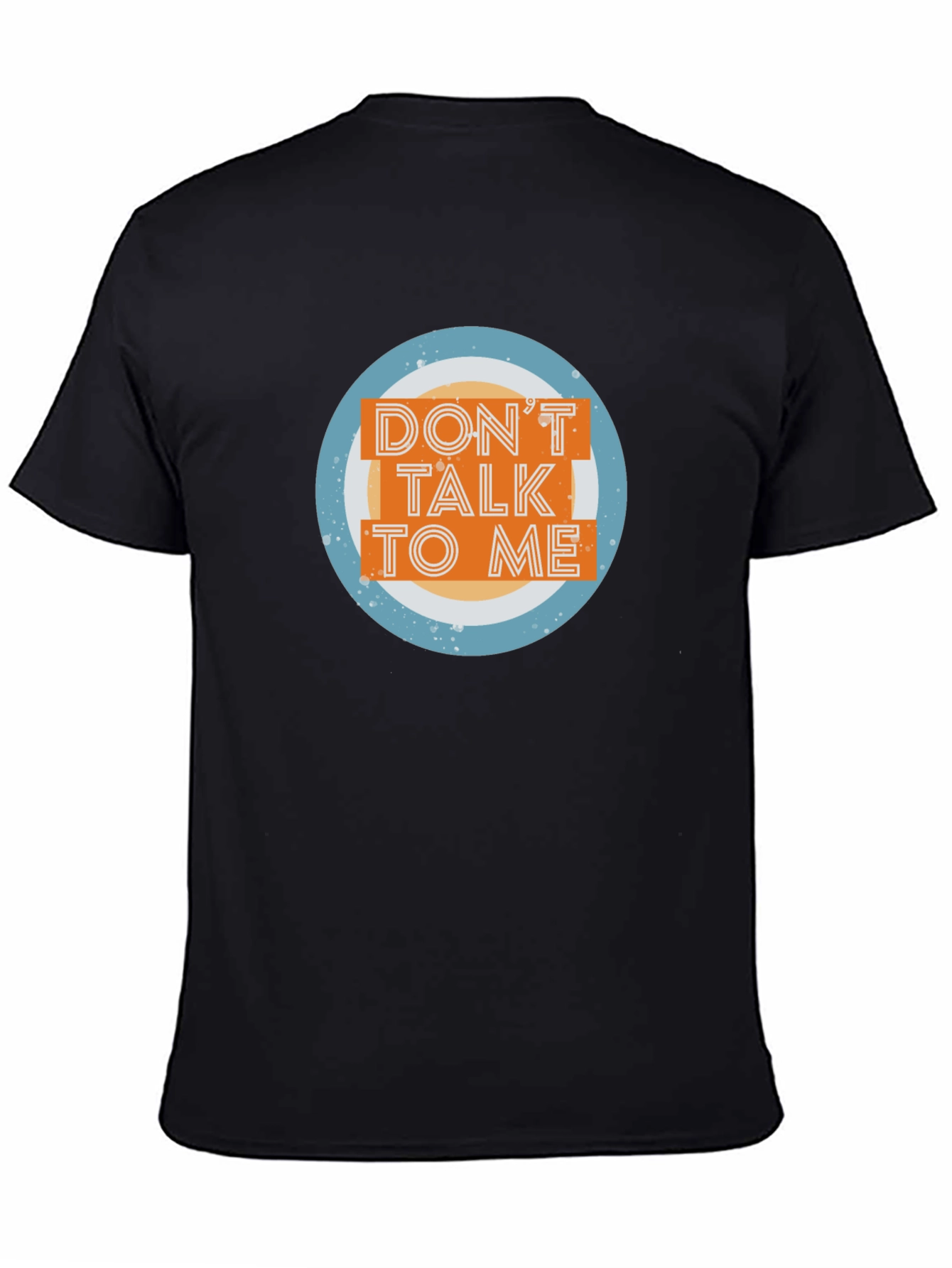 Dont Talk To Me Graphic Tee - Black