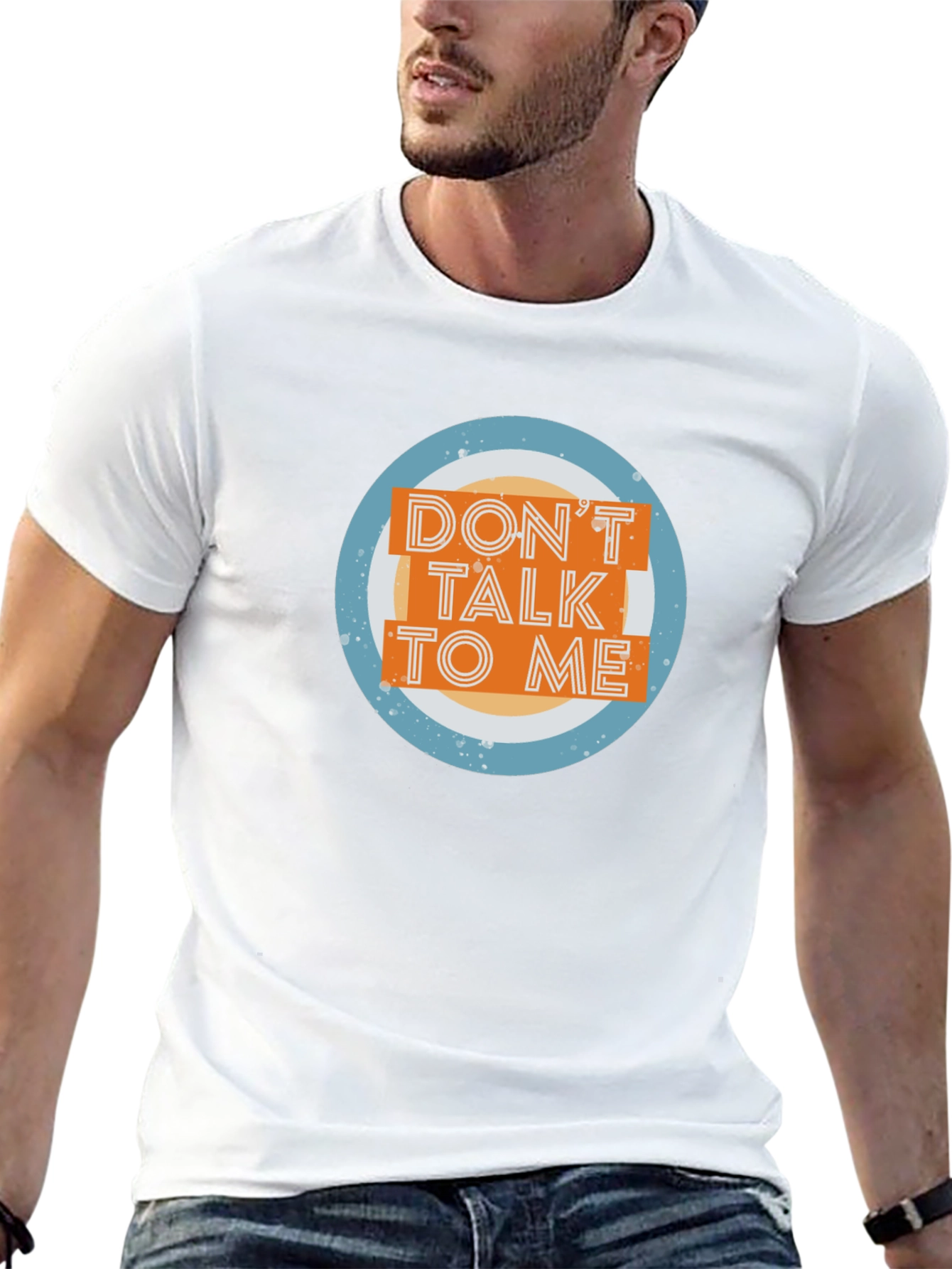 Dont Talk To Me Graphic Tee - Black