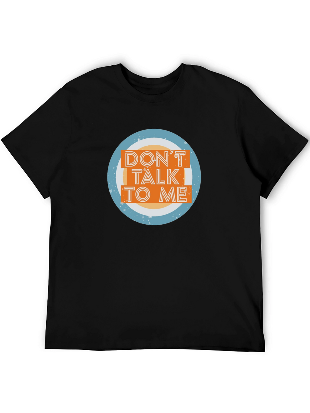 Dont Talk To Me Graphic Tee - Black