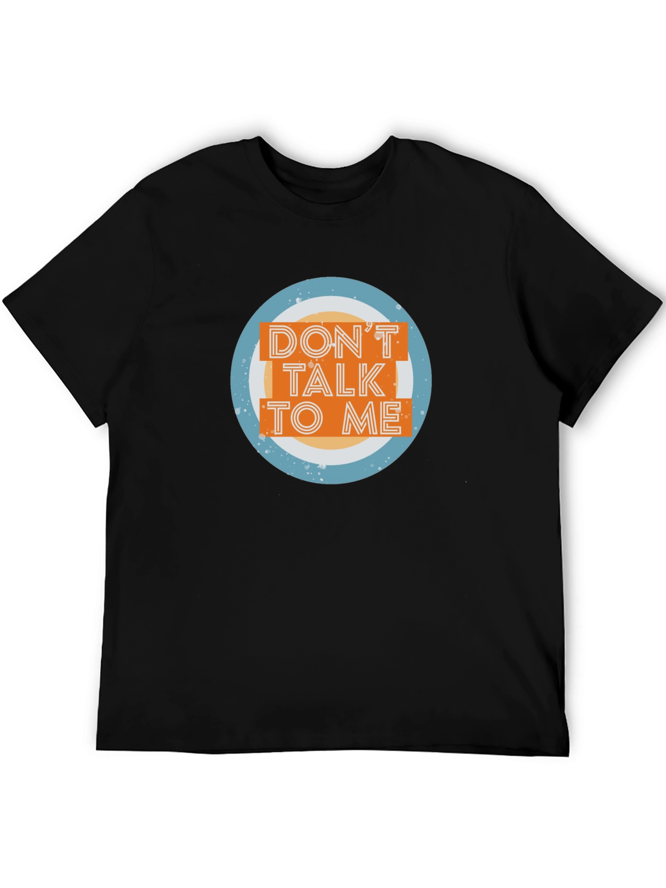 Dont Talk To Me Graphic Tee - Black