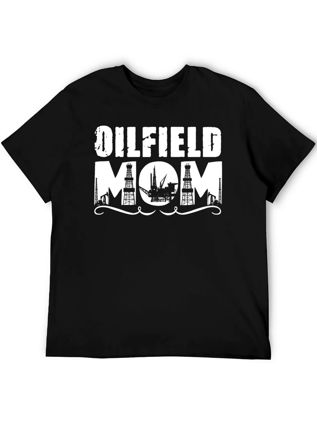 Oilfield Mom Black T-Shirt