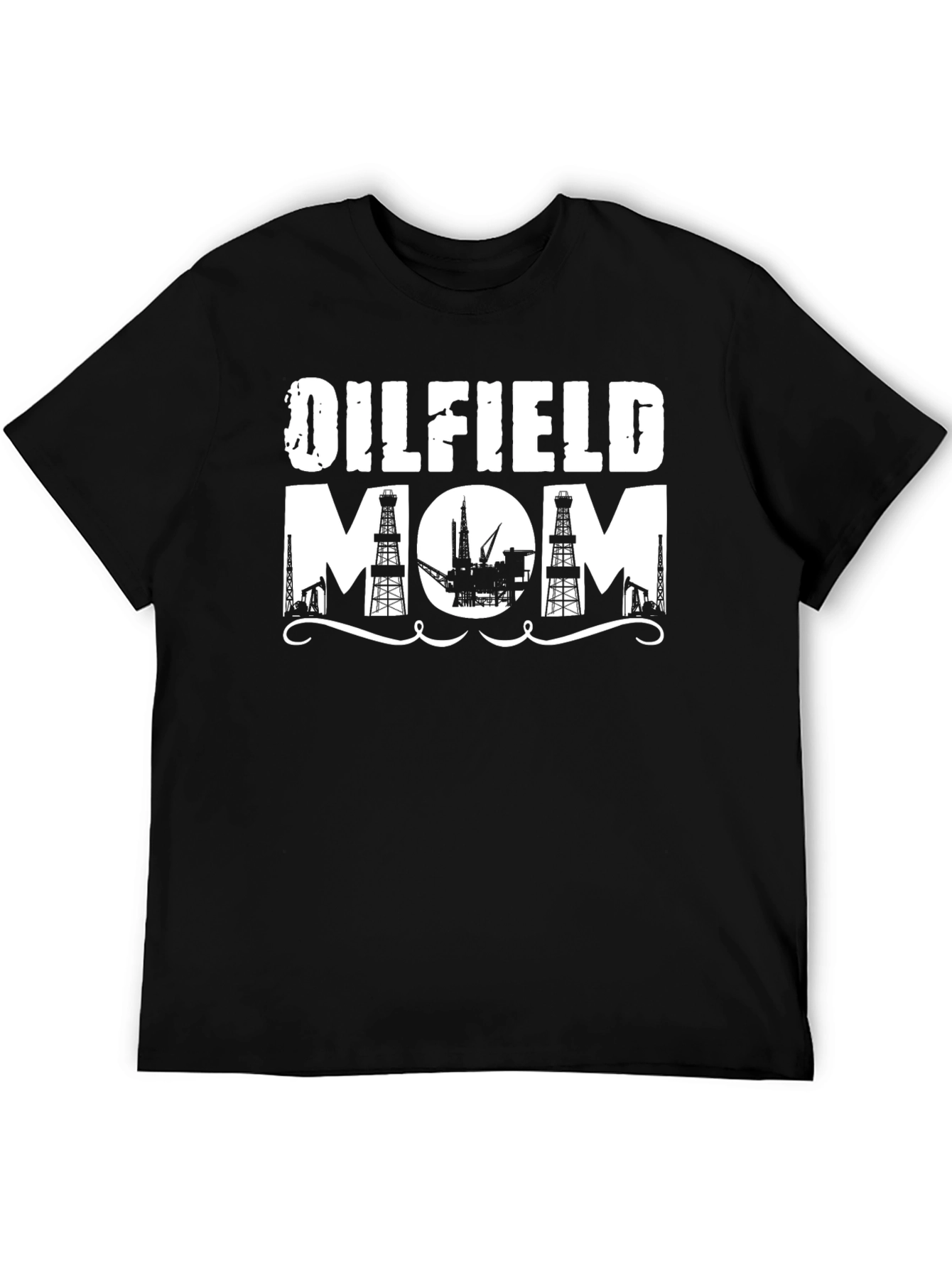 Oilfield Mom Black T-Shirt