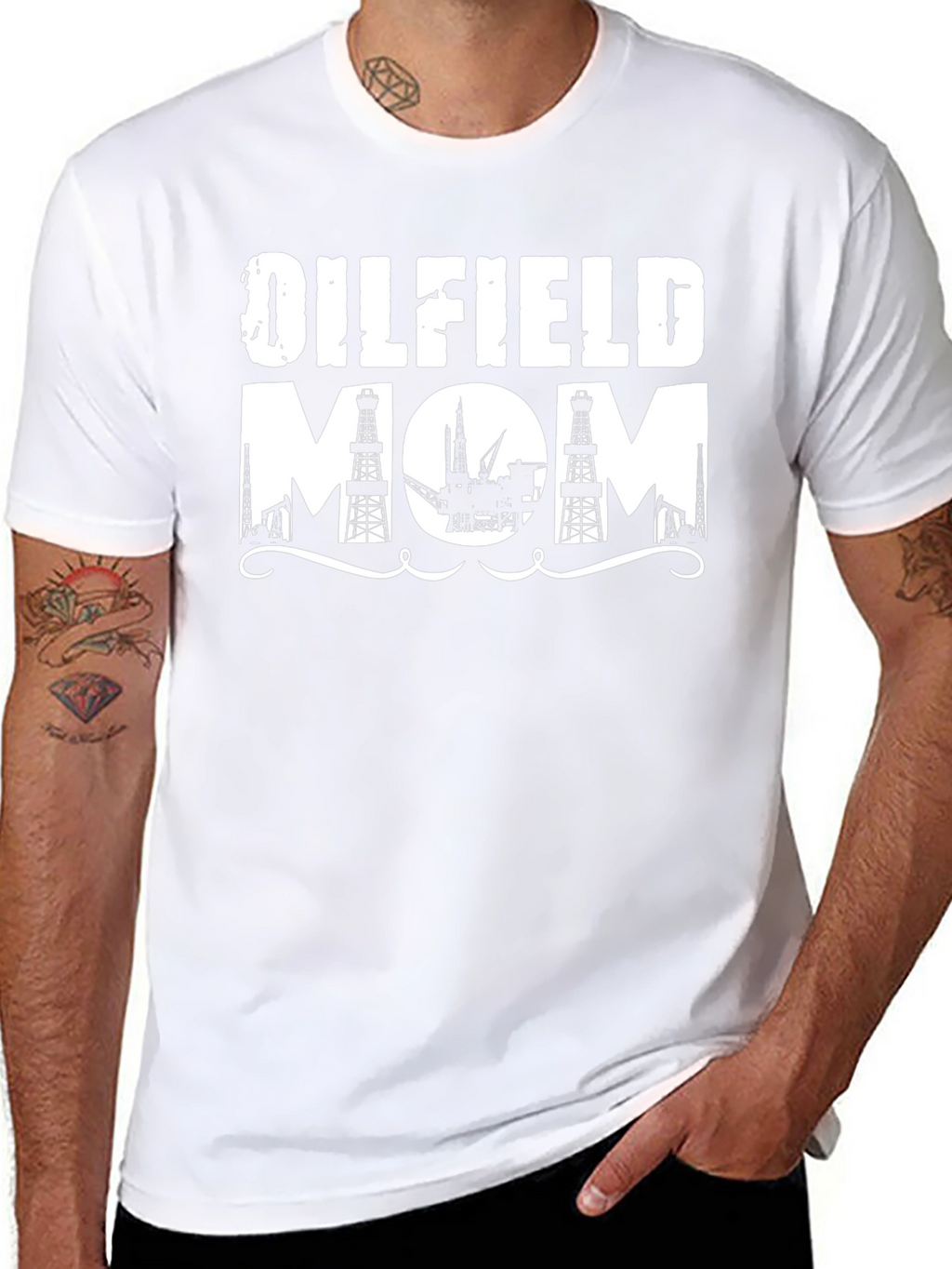 Oilfield Mom Black T-Shirt