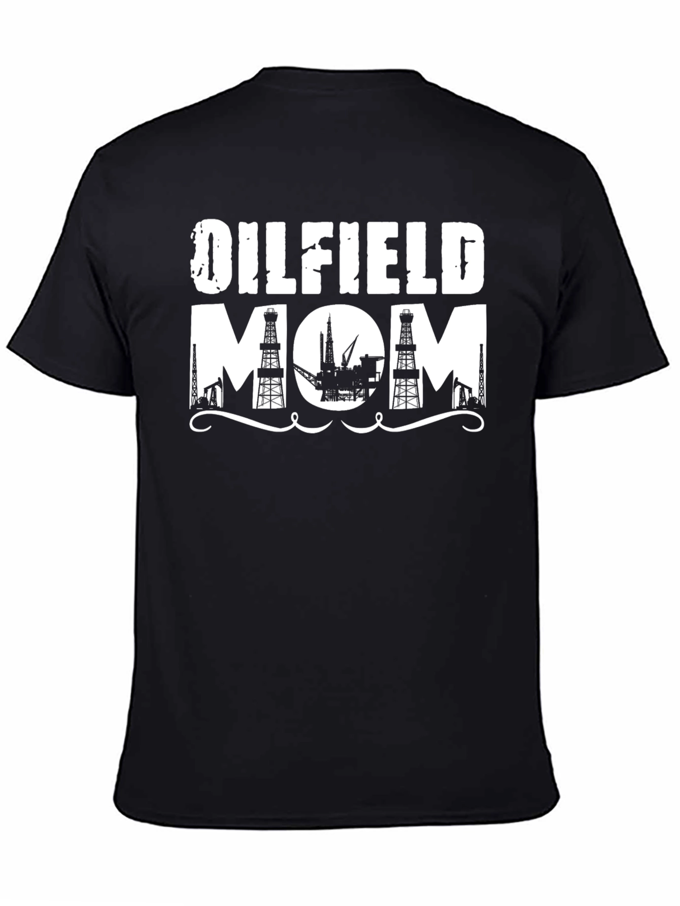 Oilfield Mom Black T-Shirt