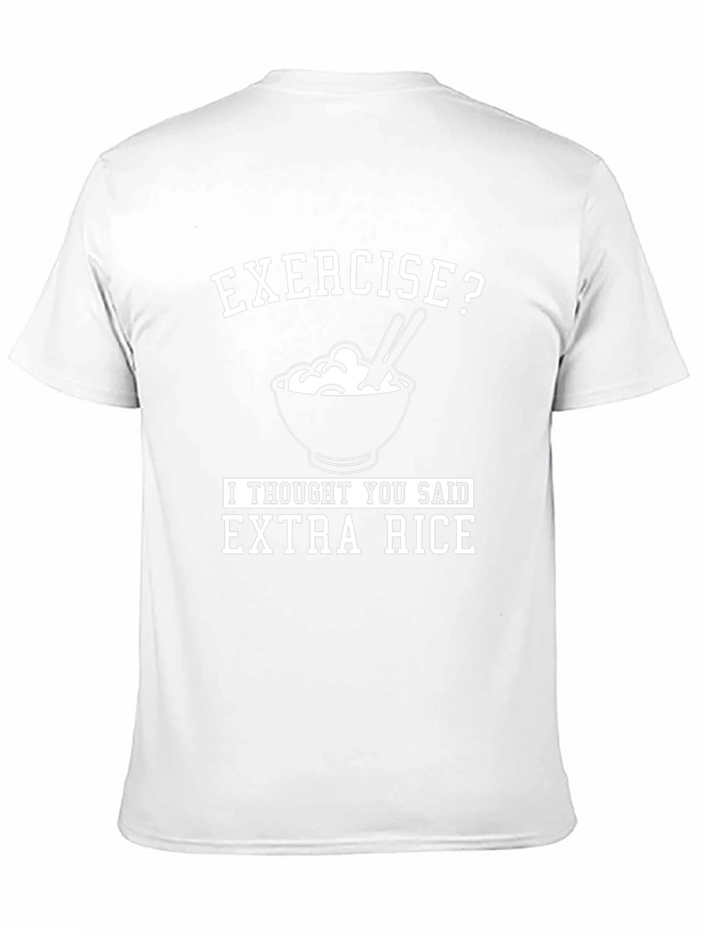 Extra Rice Funny Graphic T-Shirt