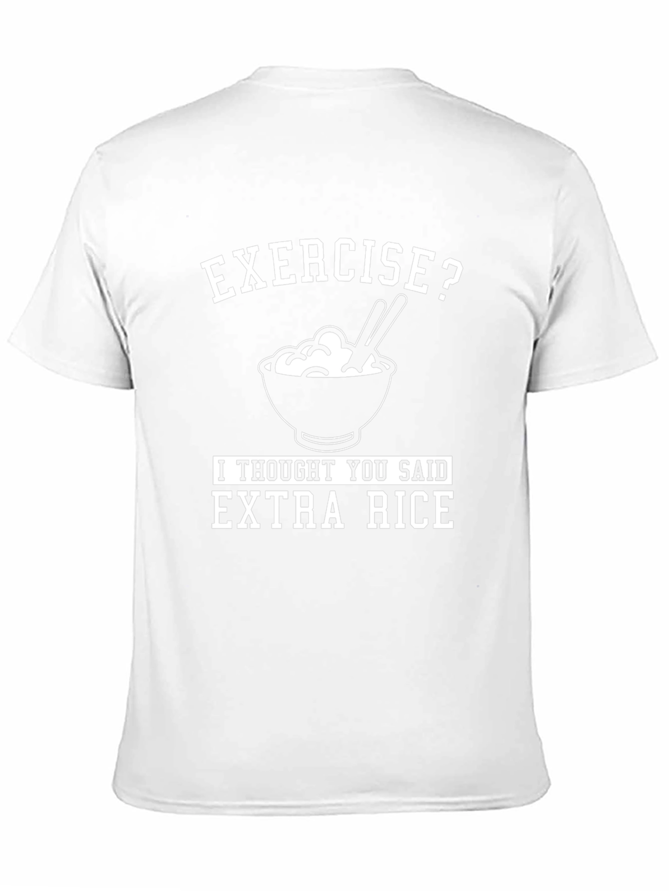 Extra Rice Funny Graphic T-Shirt