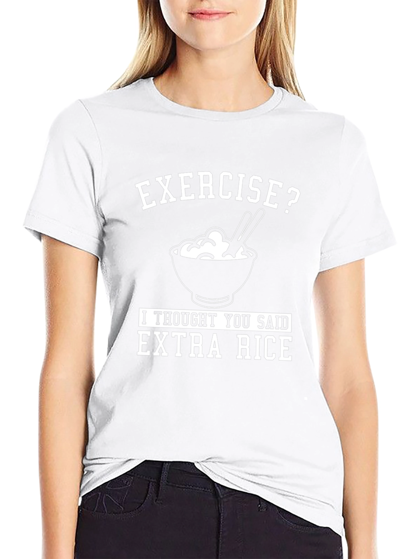 Extra Rice Funny Graphic T-Shirt