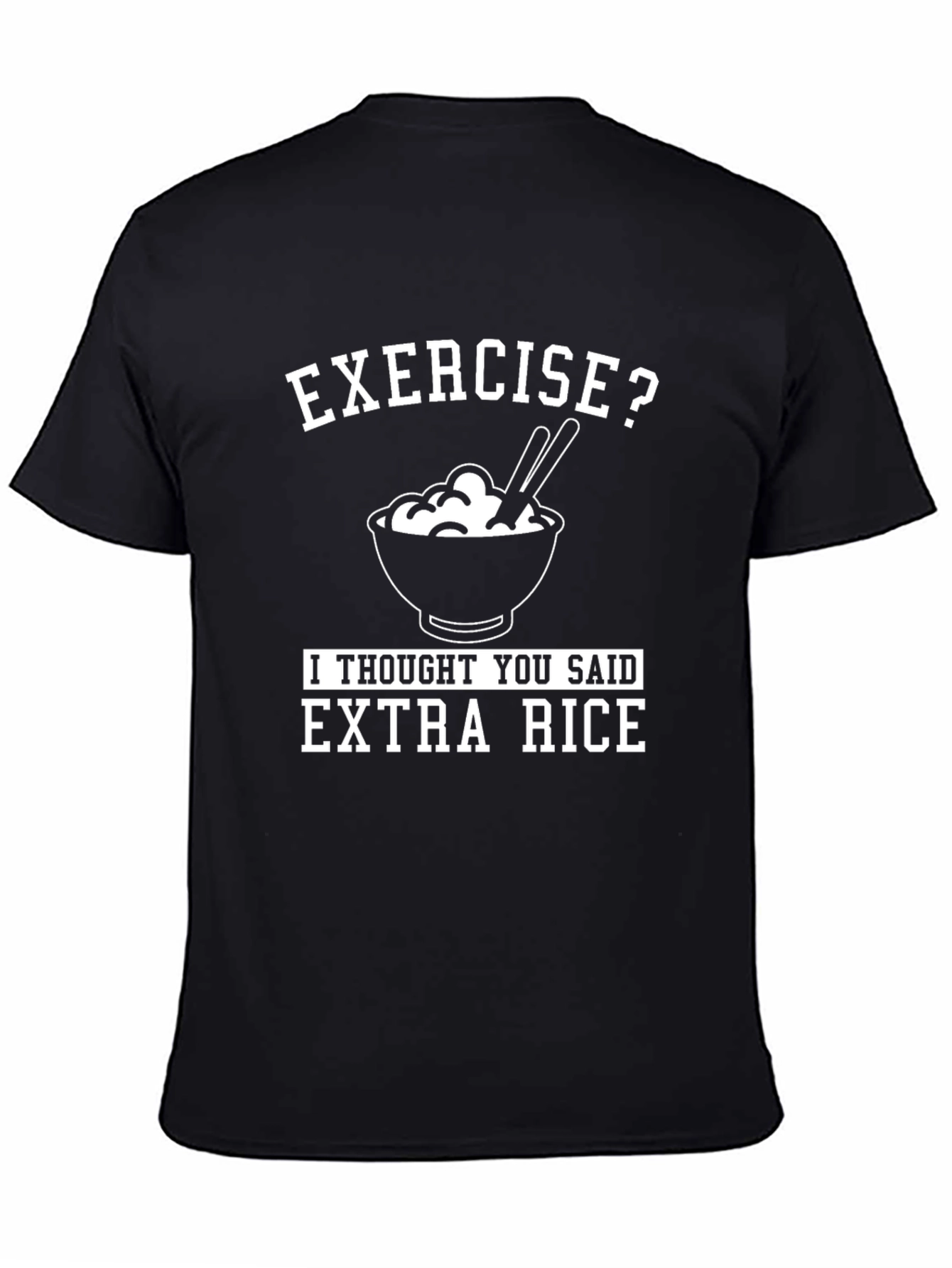 Extra Rice Funny Graphic T-Shirt