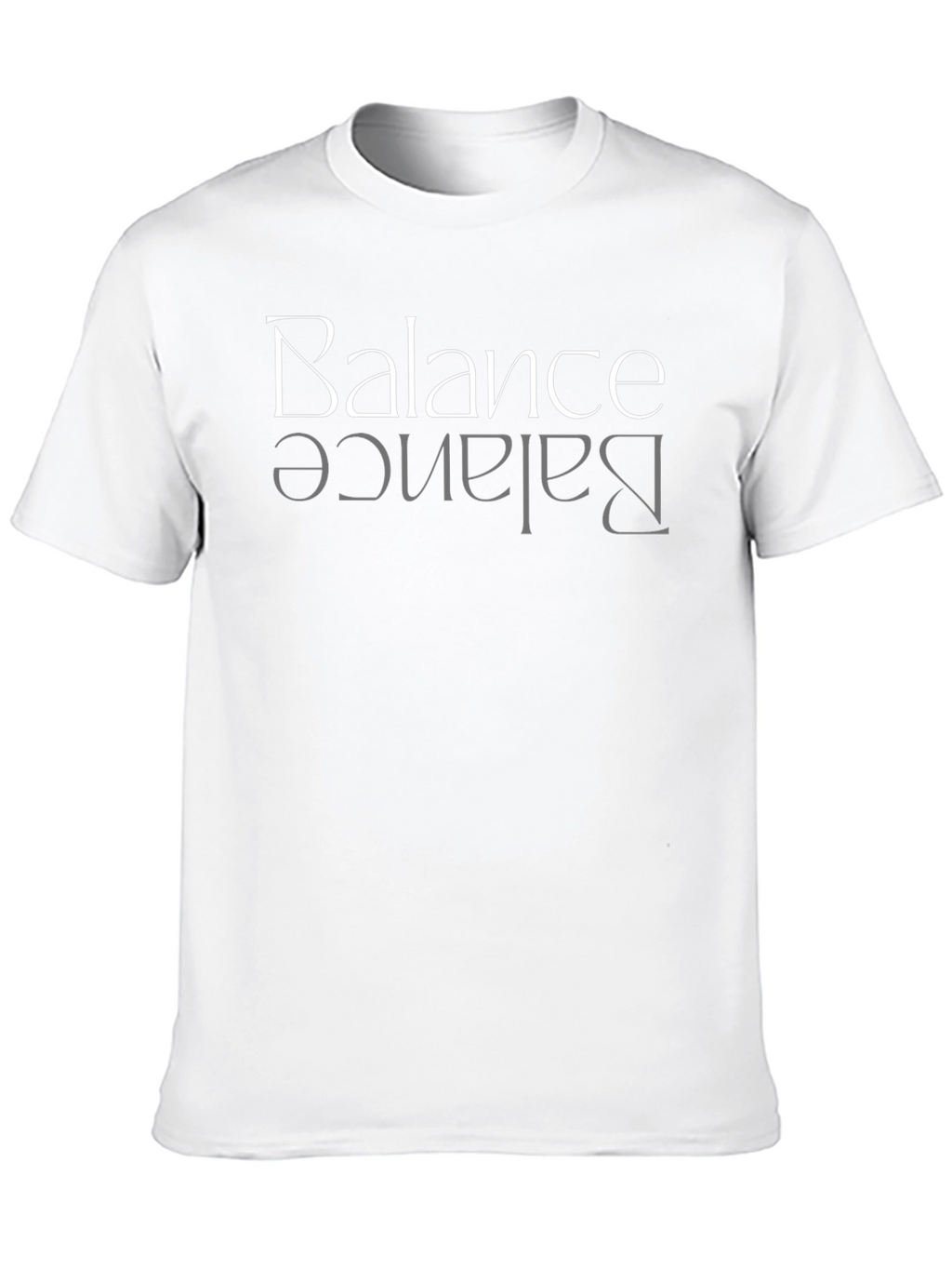 Balance Graphic Tee - Black Crew Neck