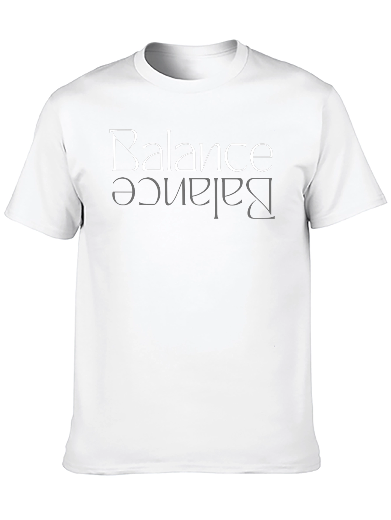 Balance Graphic Tee - Black Crew Neck