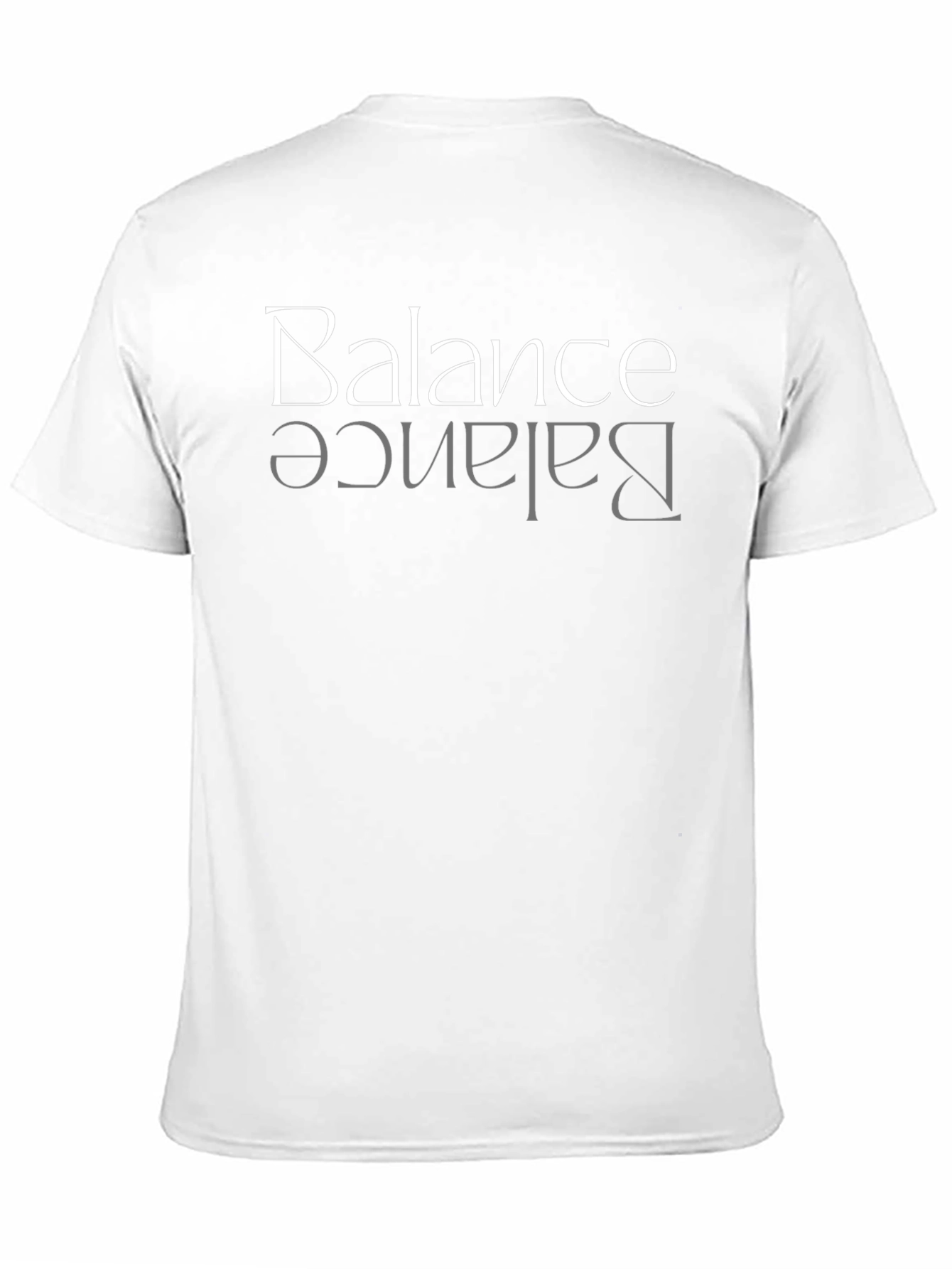 Balance Graphic Tee - Black Crew Neck