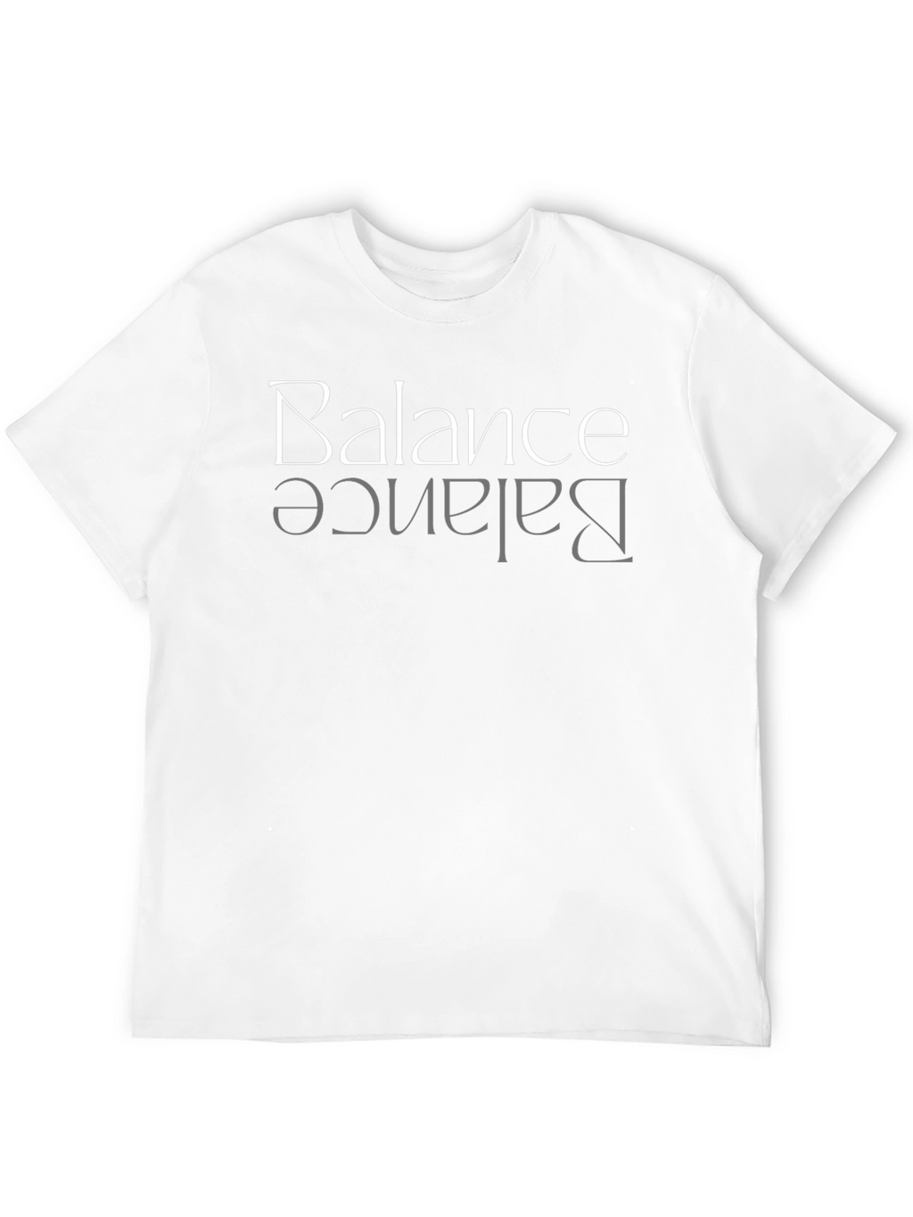 Balance Graphic Tee - Black Crew Neck