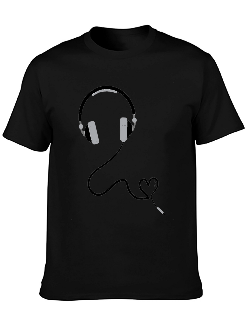 Headphones Heartbeat Graphic Tee