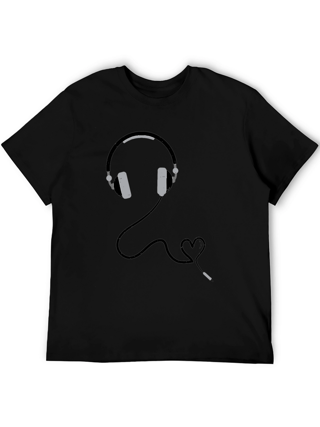 Headphones Heartbeat Graphic Tee