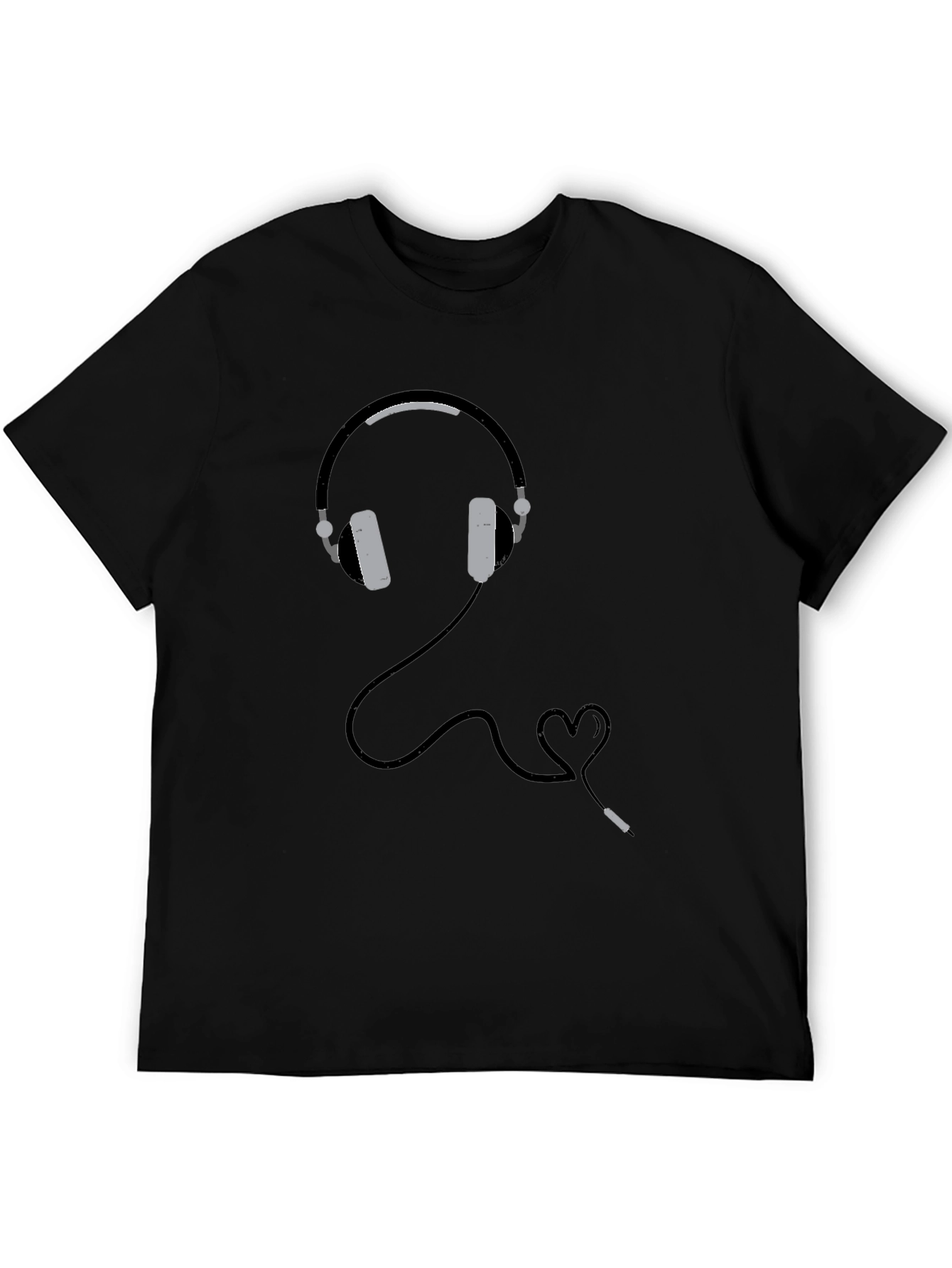 Headphones Heartbeat Graphic Tee