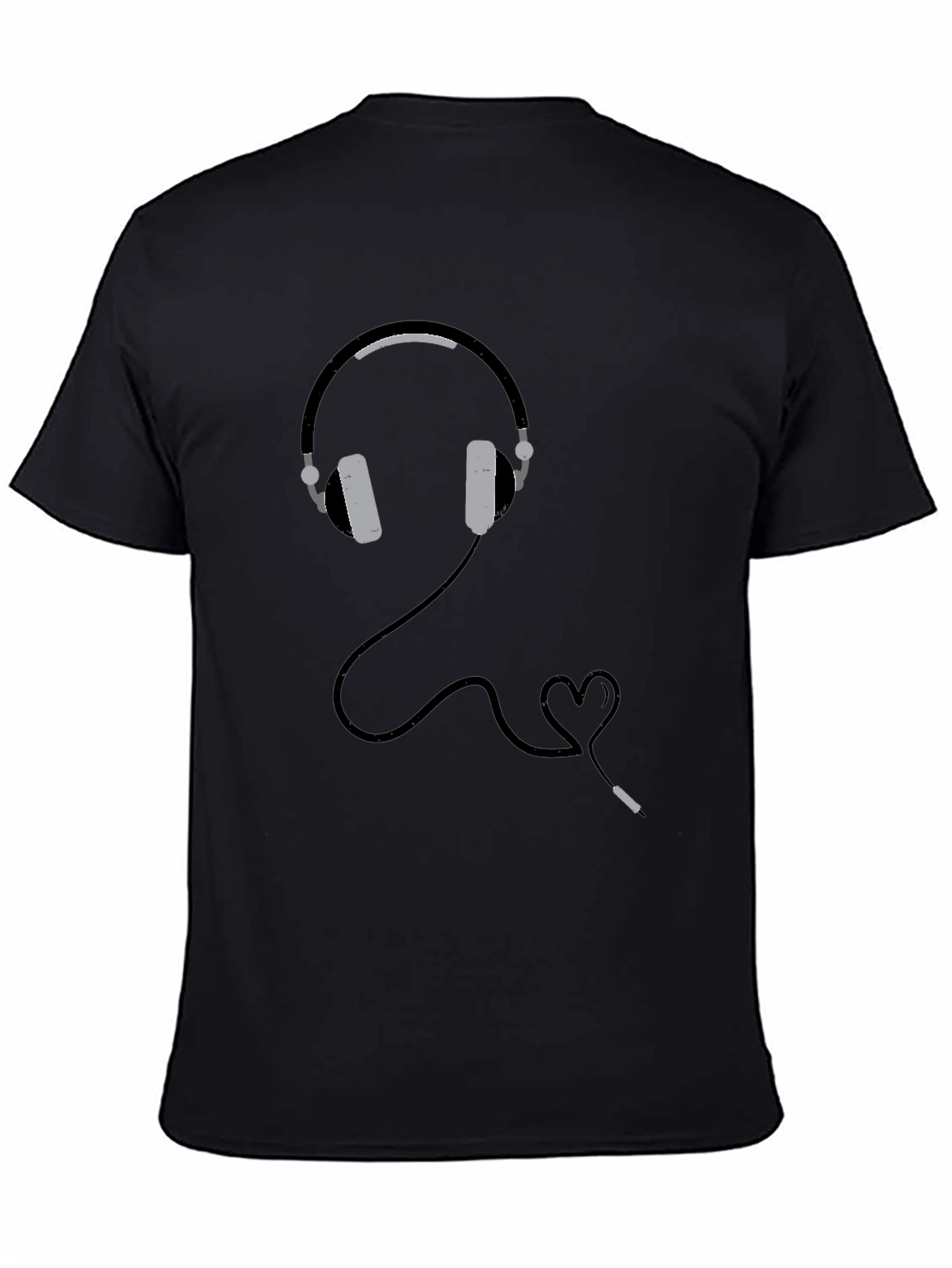 Headphones Heartbeat Graphic Tee