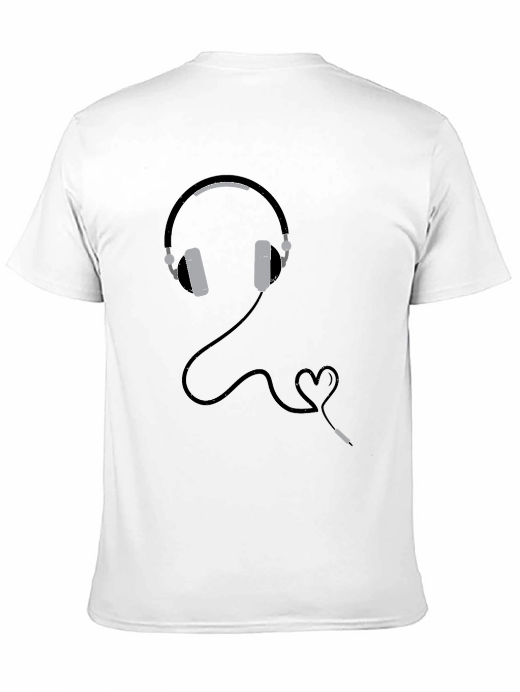 Headphones Heartbeat Graphic Tee