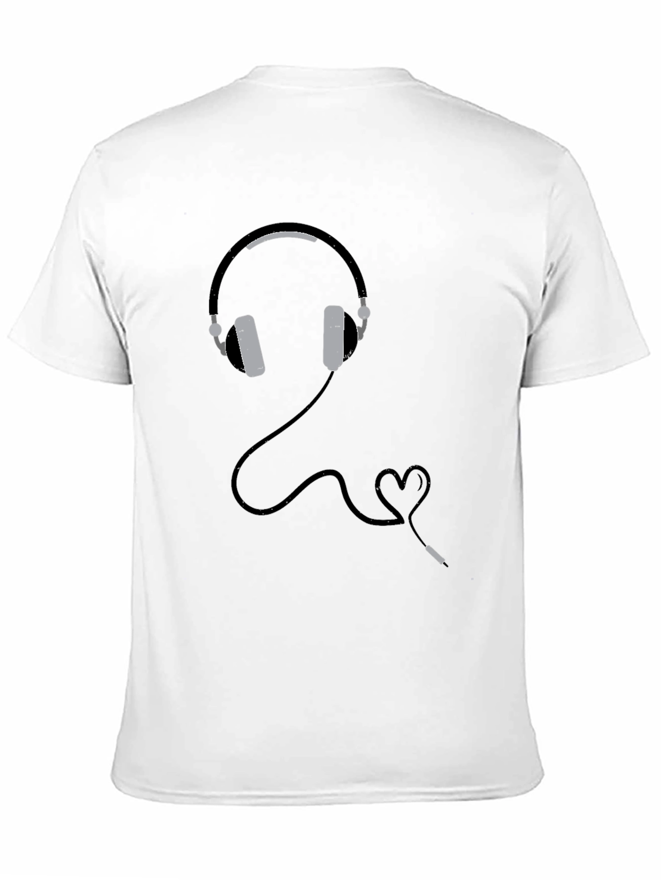 Headphones Heartbeat Graphic Tee