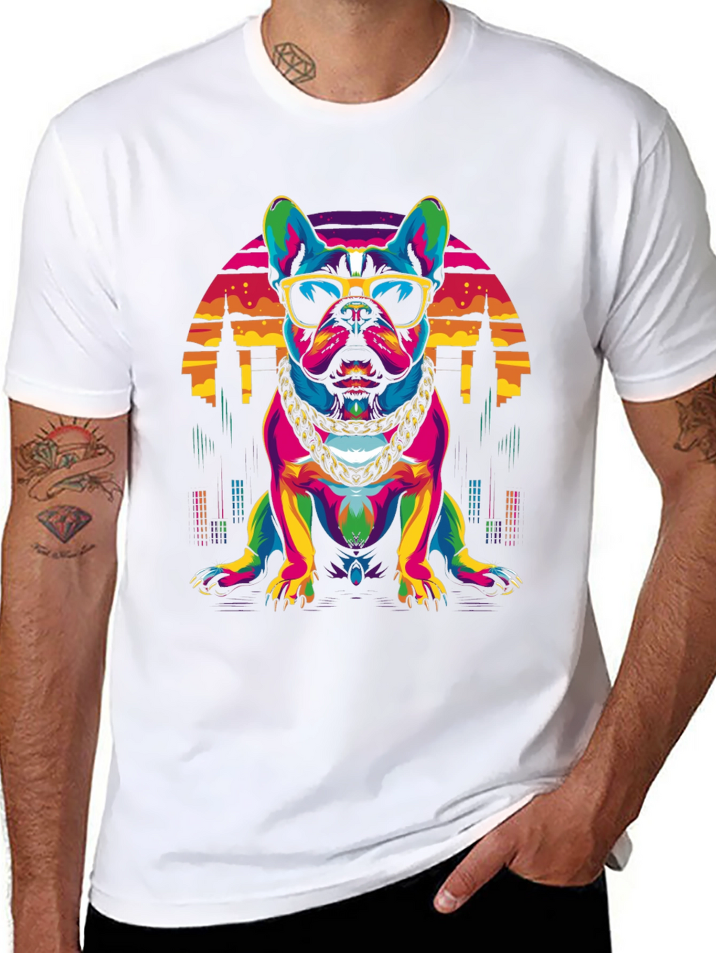 Dog with Sunglasses T-Shirt