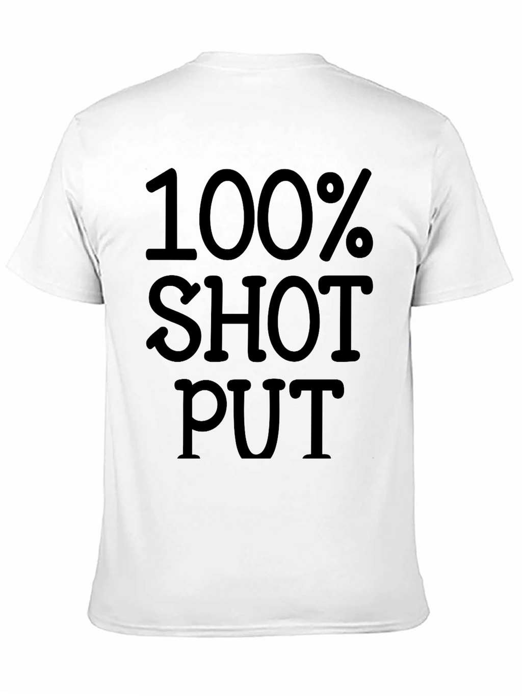 100% Shot Put Black Graphic Tee