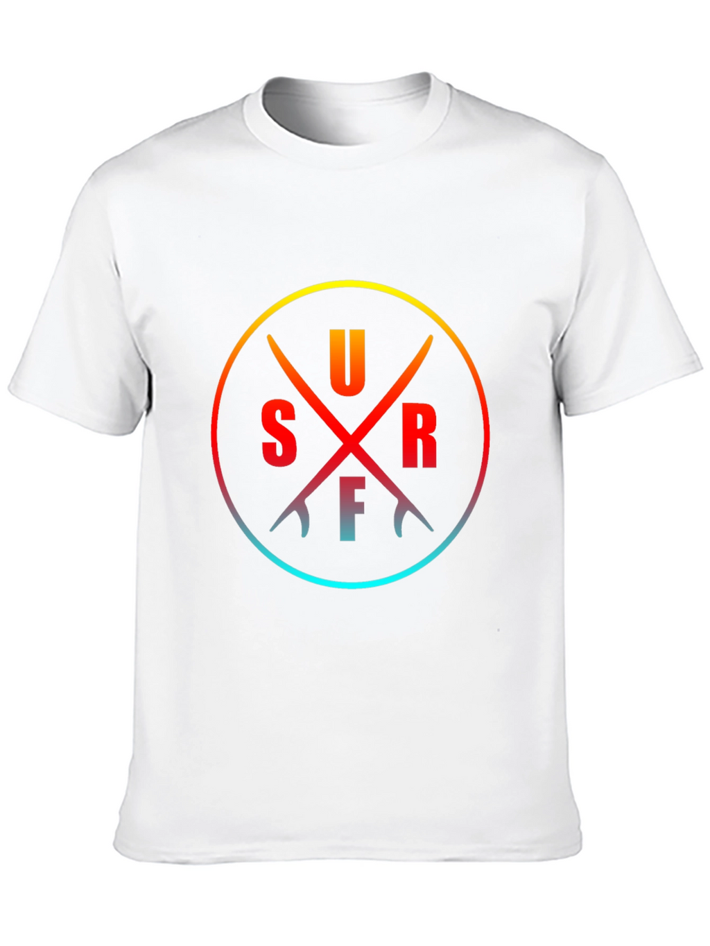 Surfboards Circle Tee - Casual Style