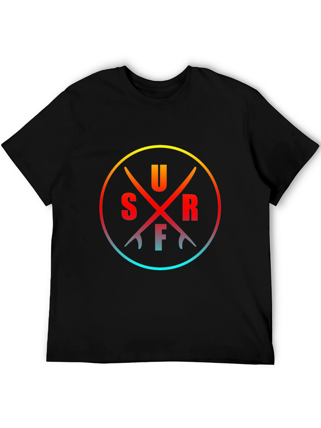 Surfboards Circle Tee - Casual Style