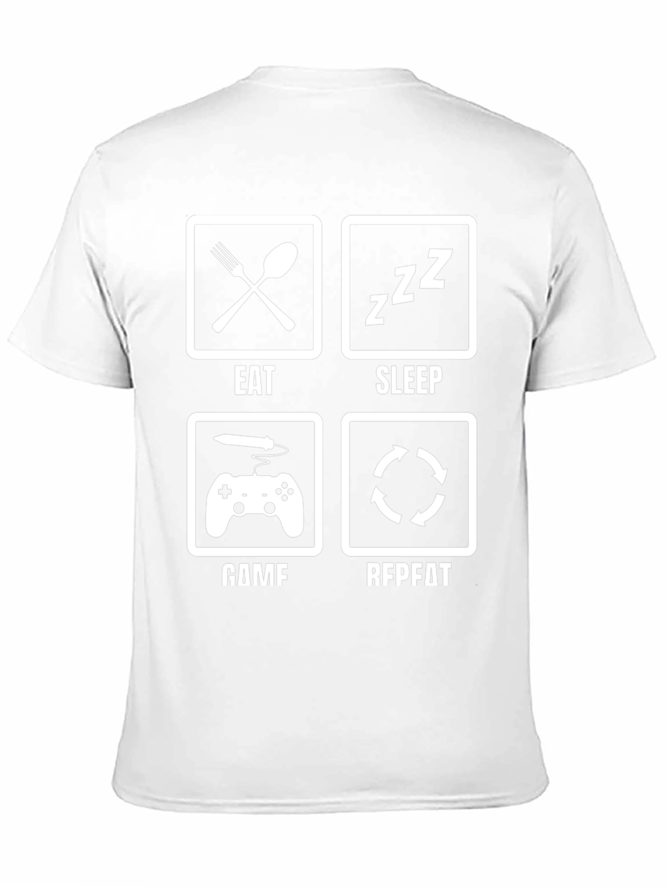 Eat Sleep Game Repeat T-Shirt Gamer Life