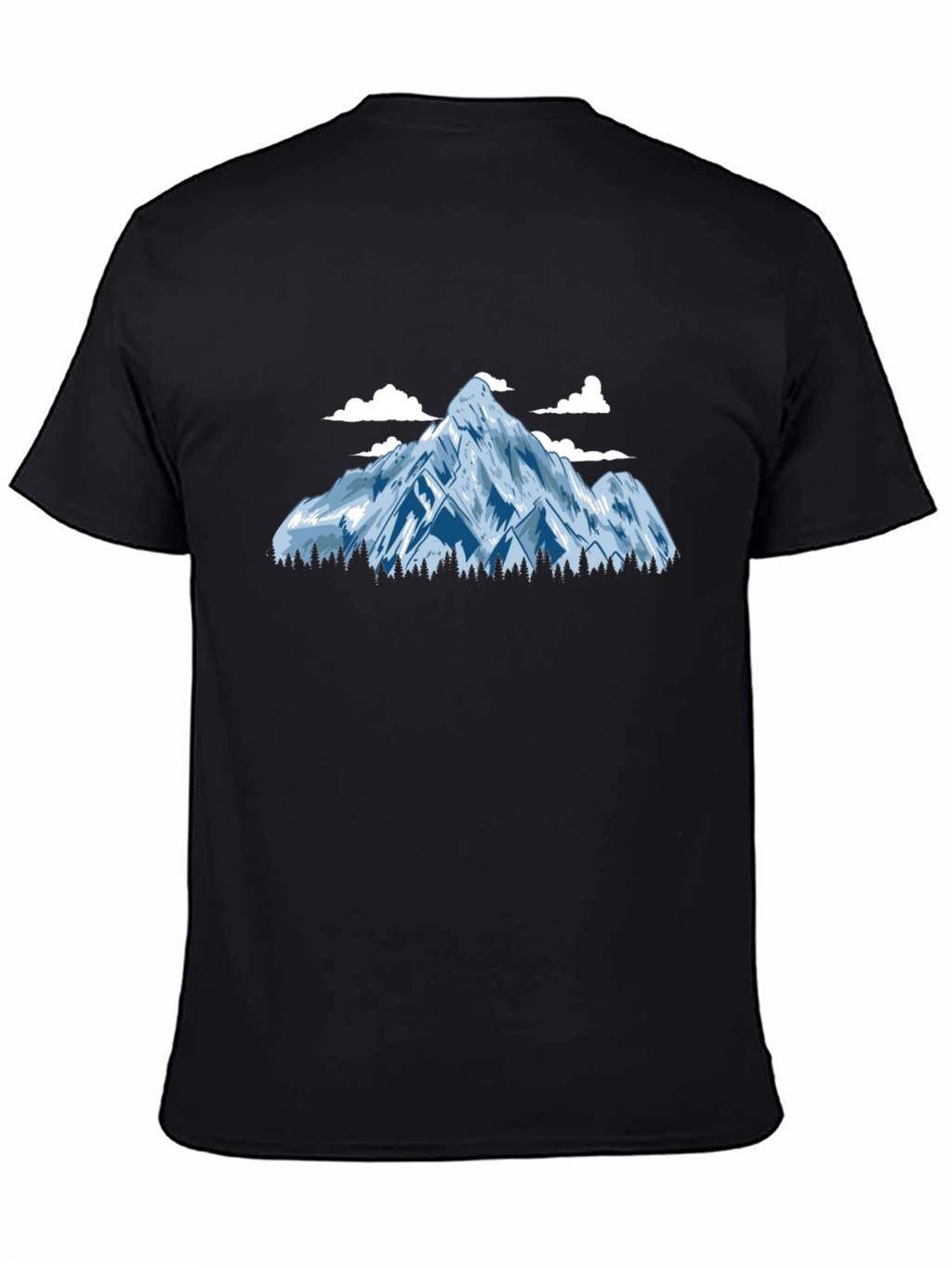 Mountain Graphic Tee - Black