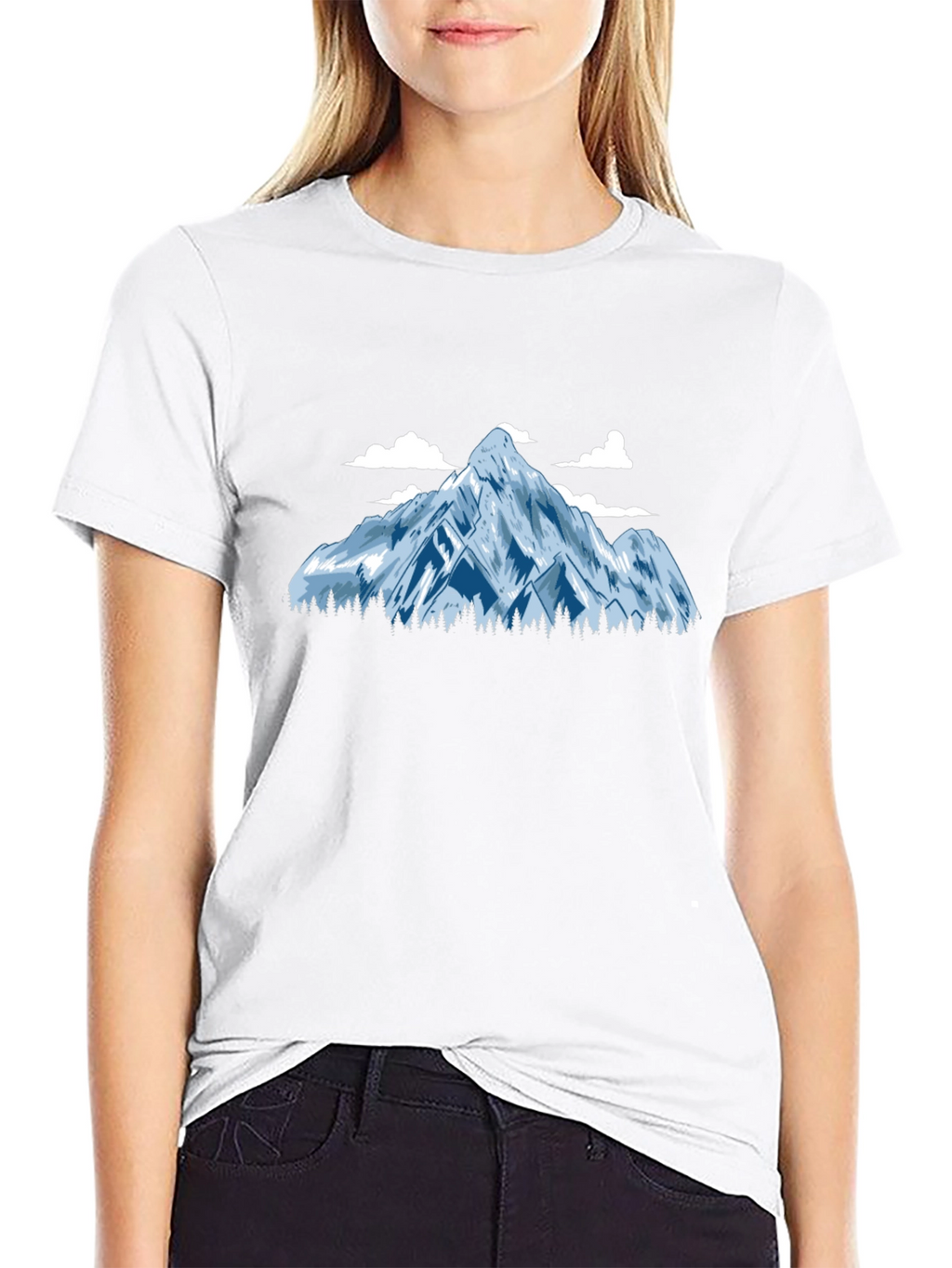 Mountain Graphic Tee - Black