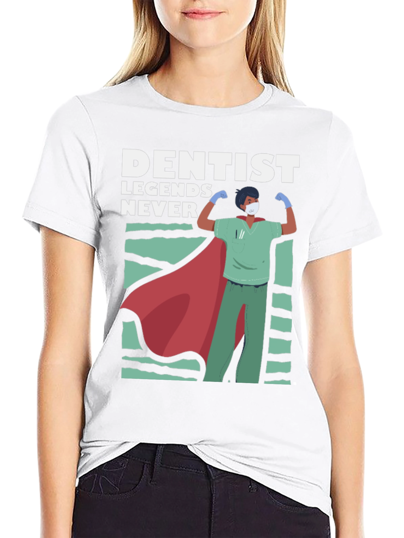 Dentist Legend T-Shirt Hero Dentist Tee