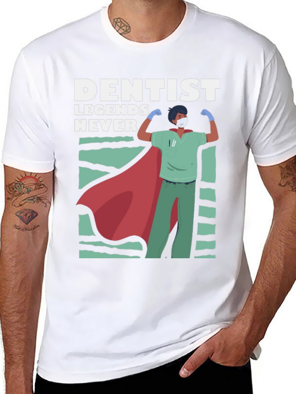 Dentist Legend T-Shirt Hero Dentist Tee