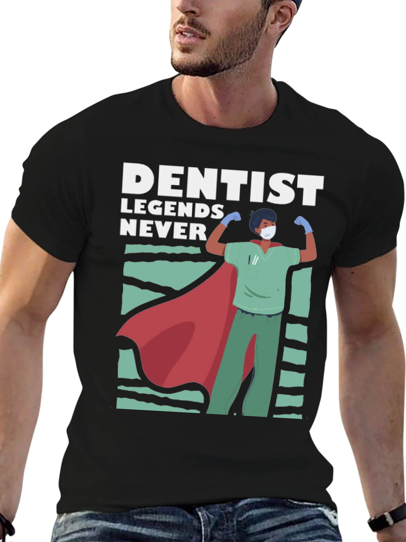 Dentist Legend T-Shirt Hero Dentist Tee