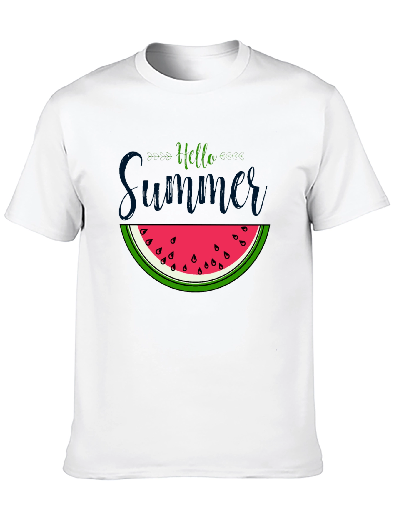 Hello Summer Watermelon Graphic Tee