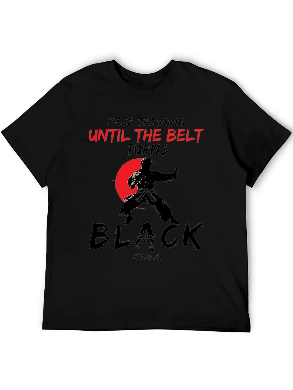 Kung Fu Black Belt Training T-Shirt