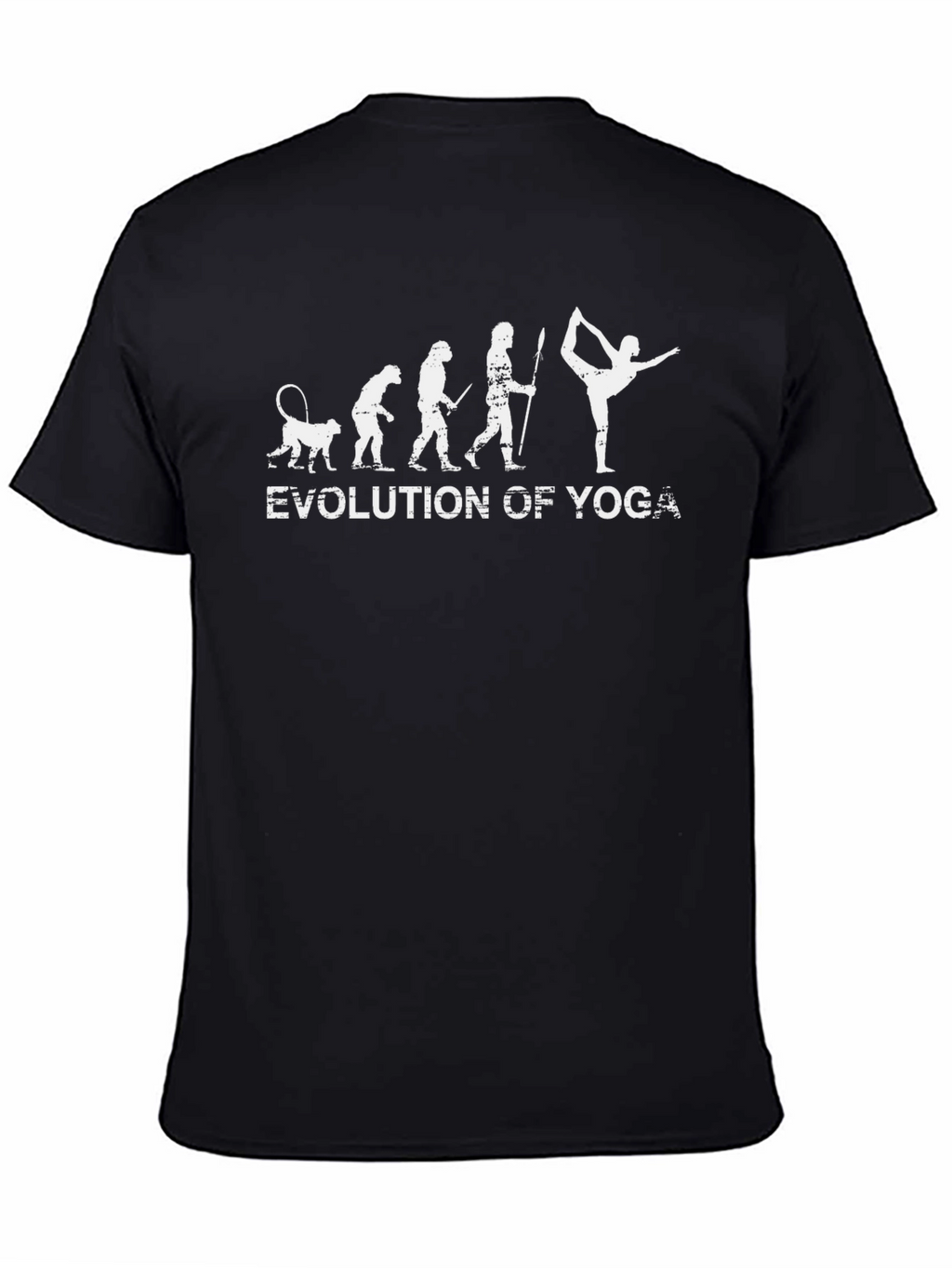 Evolution of Yoga Black T-Shirt
