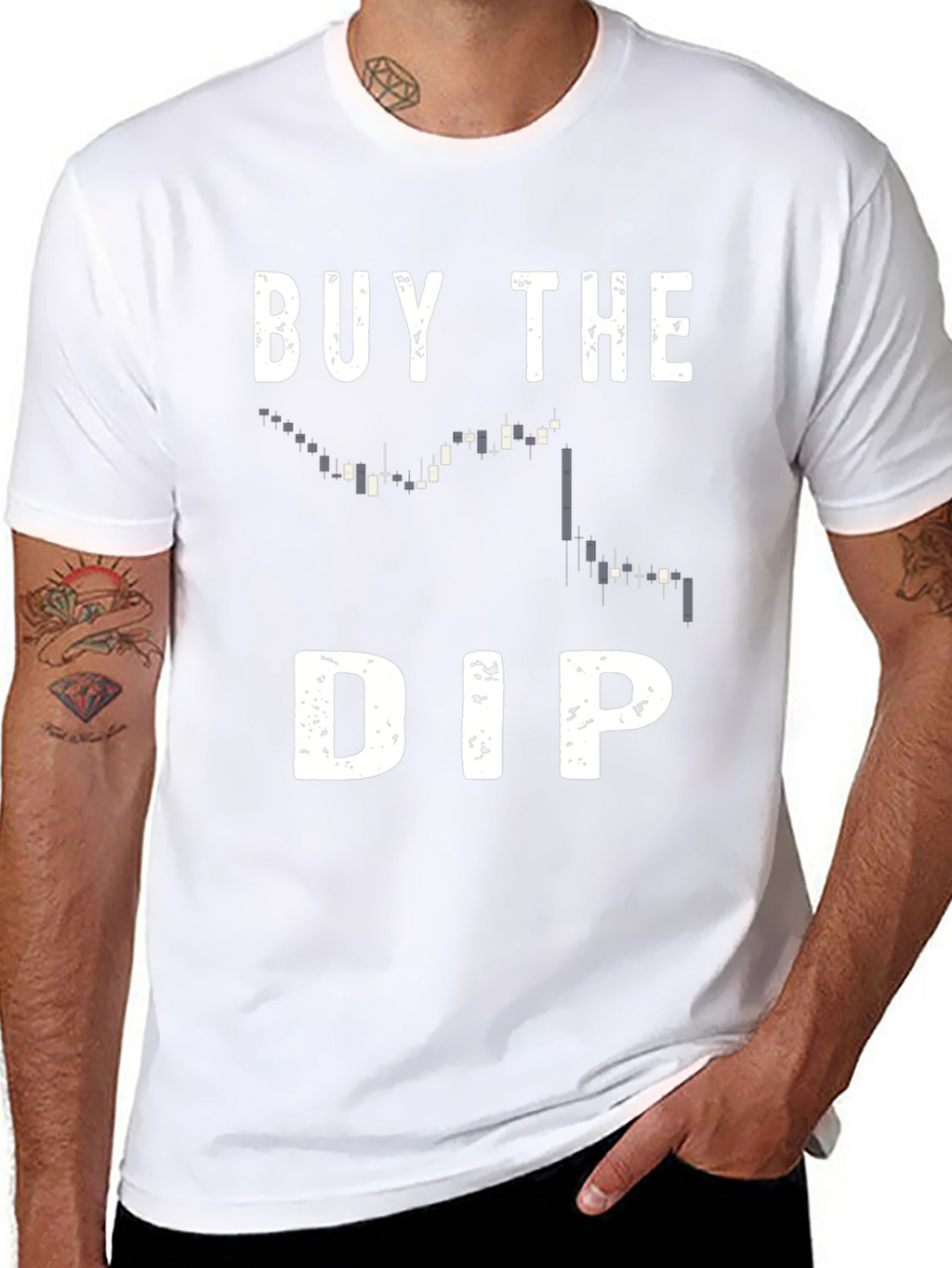 Buy the Dip T-Shirt - Trader Crypto Gift