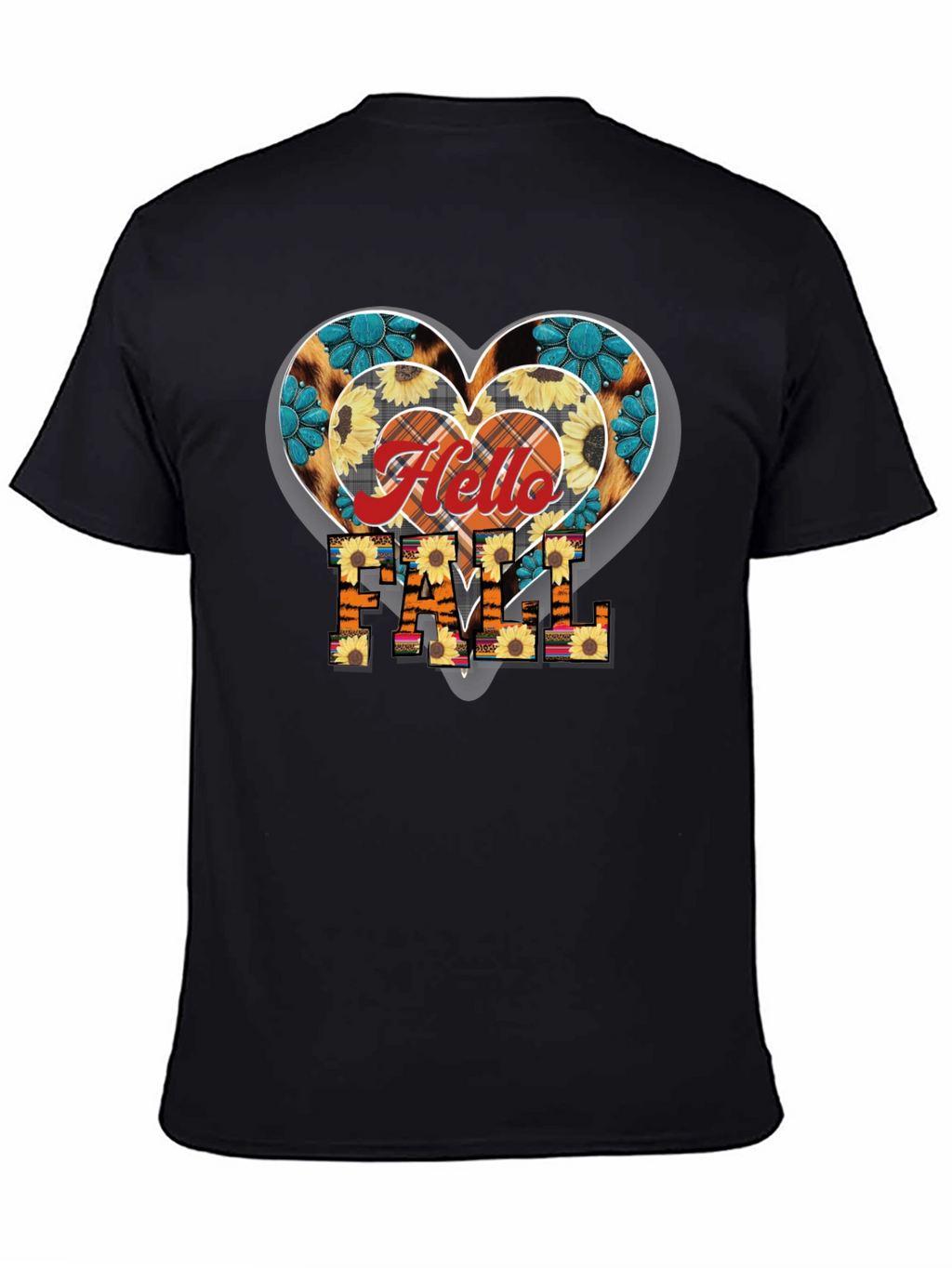Hello Fall Heart T-Shirt