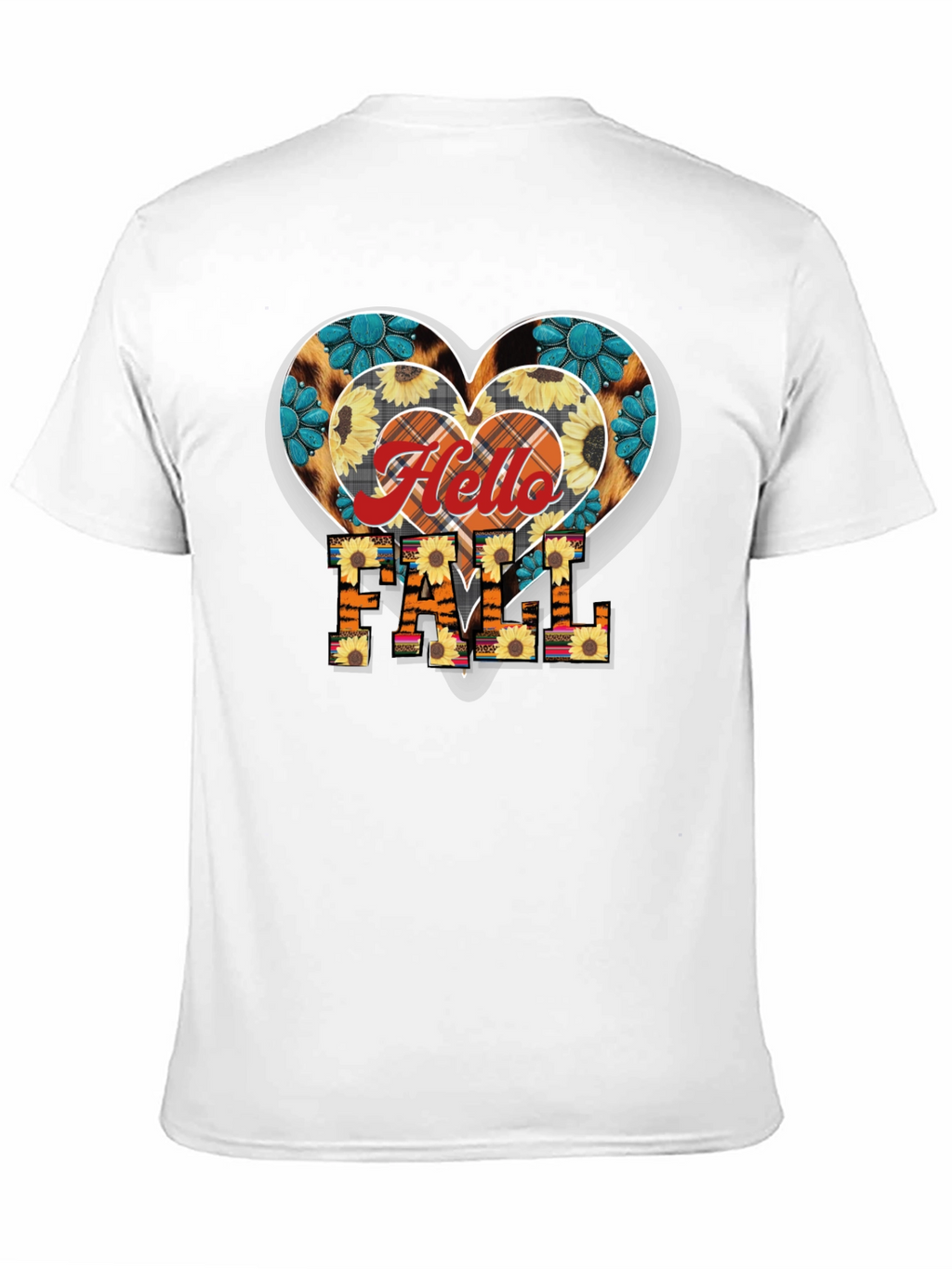 Hello Fall Heart T-Shirt