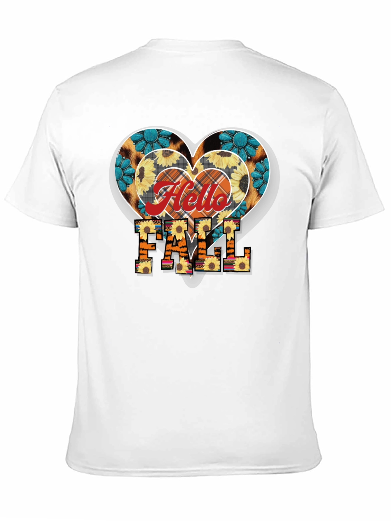 Hello Fall Heart T-Shirt